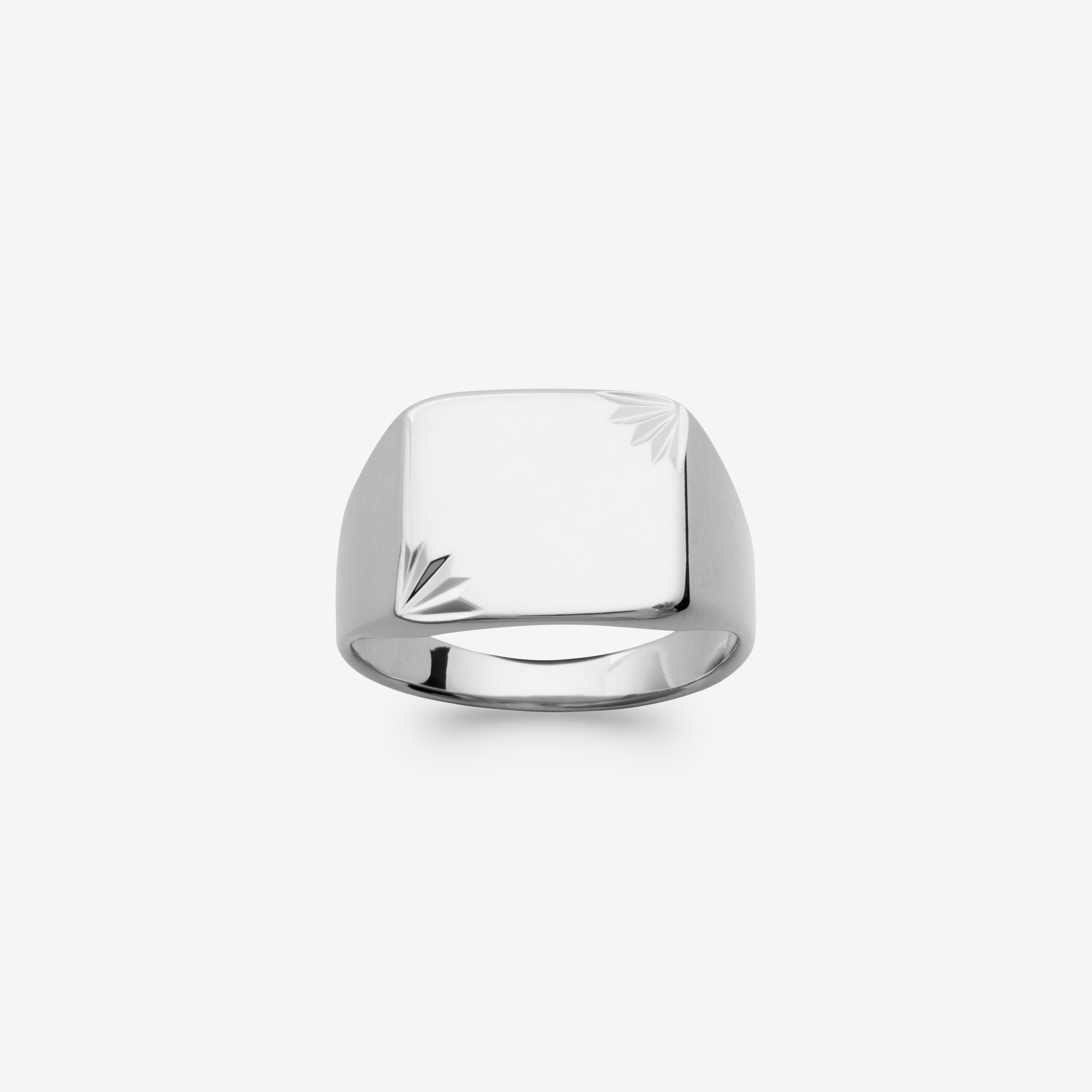 Bague chevalière homme argent