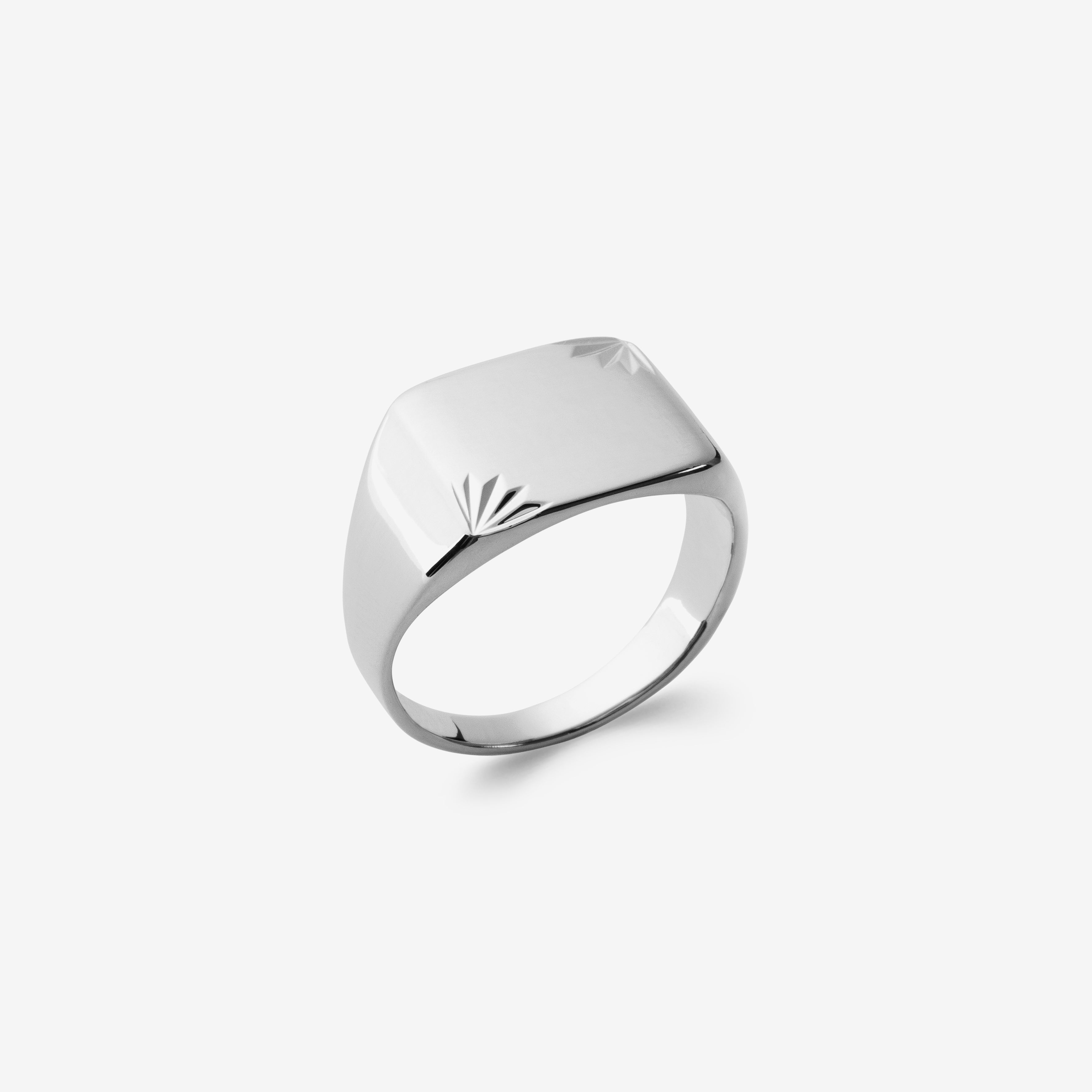 Bague chevalière homme argent