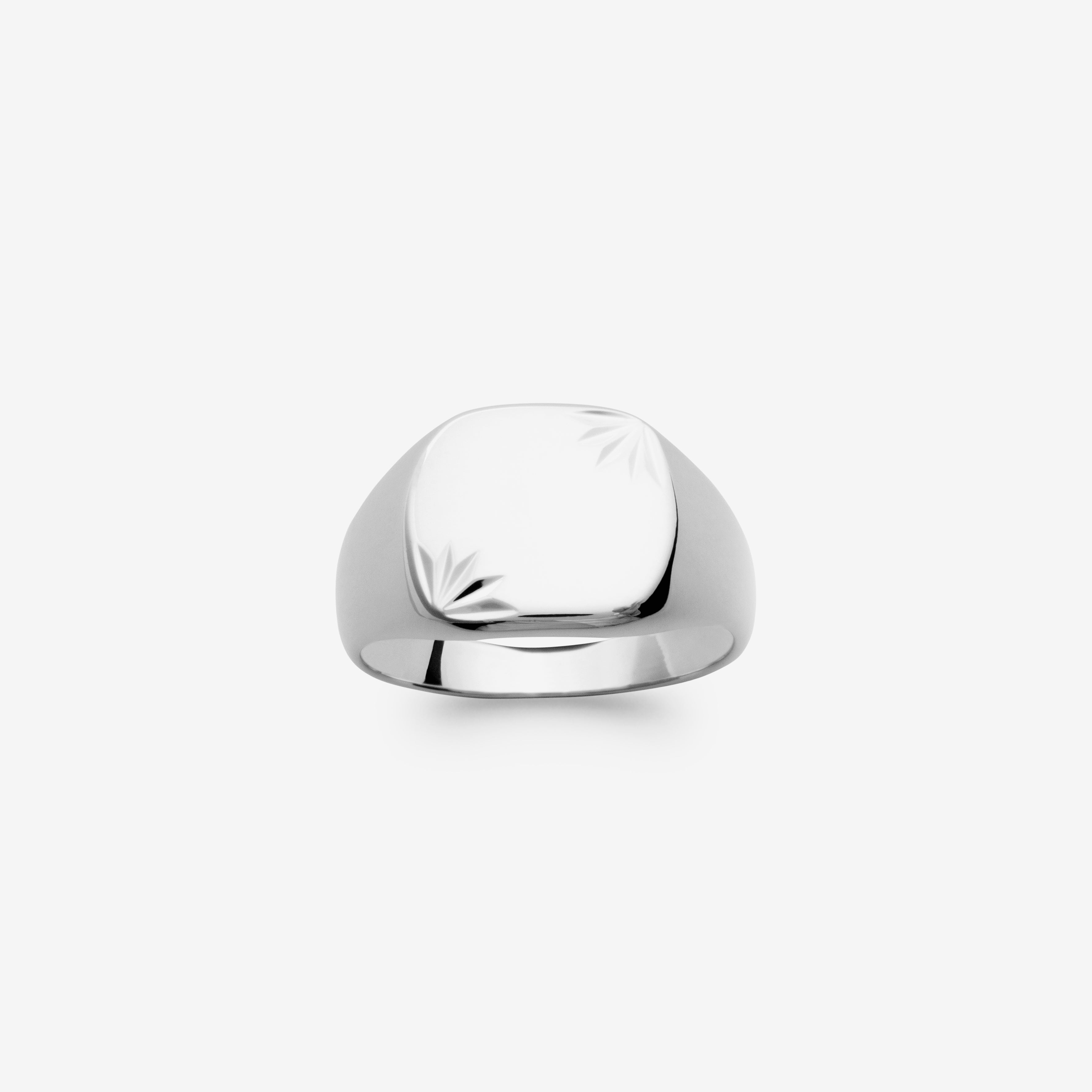 Bague chevalière homme Argent