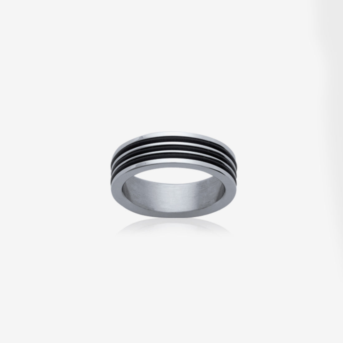 Bague homme acier inoxydable