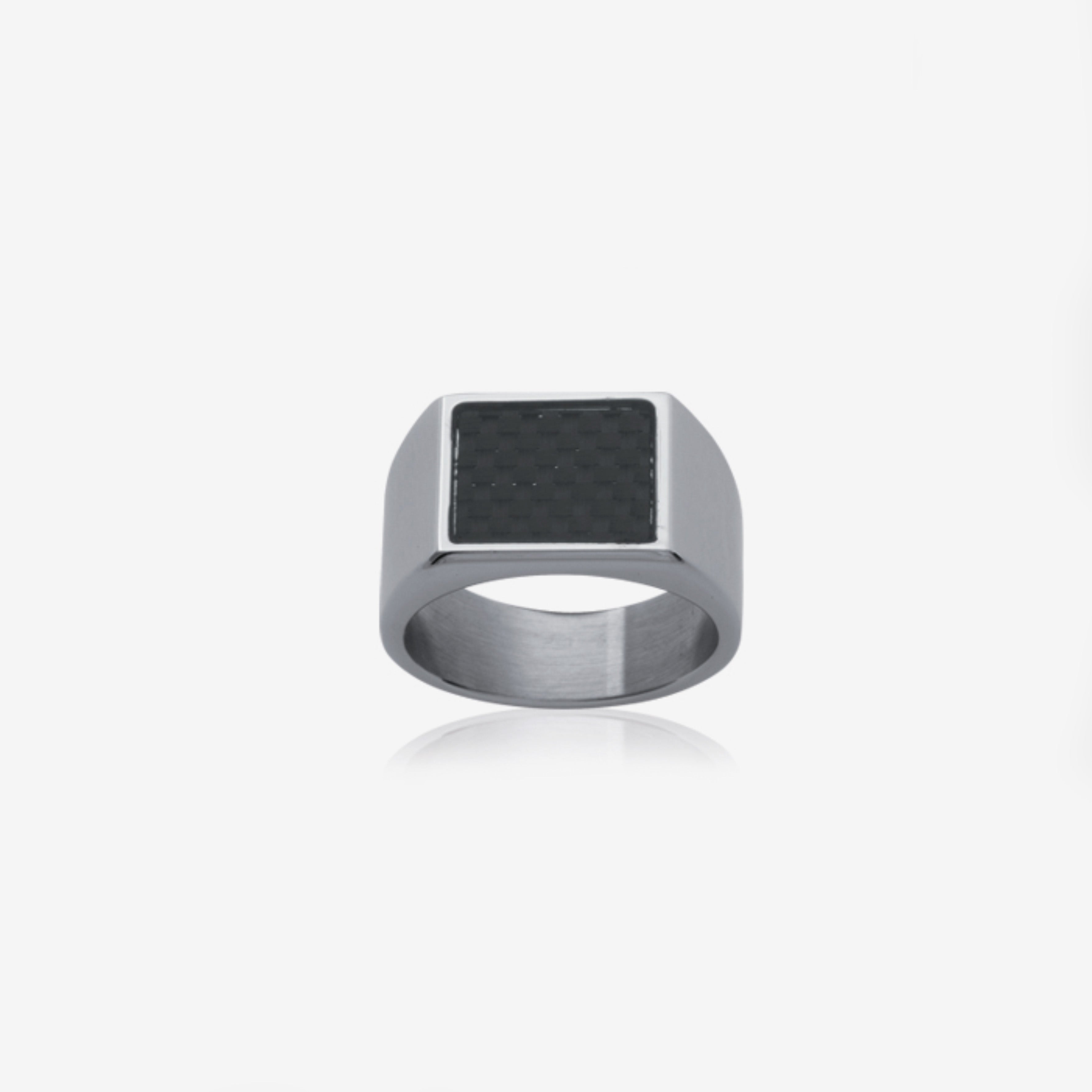 Bague homme acier inoxydable Ioyta