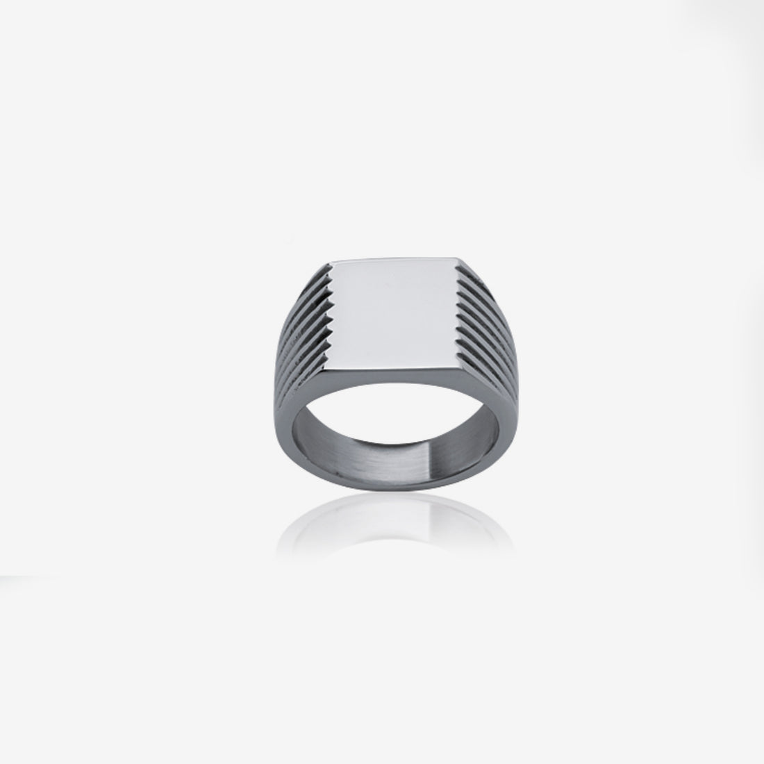 Bague homme acier inoxydable