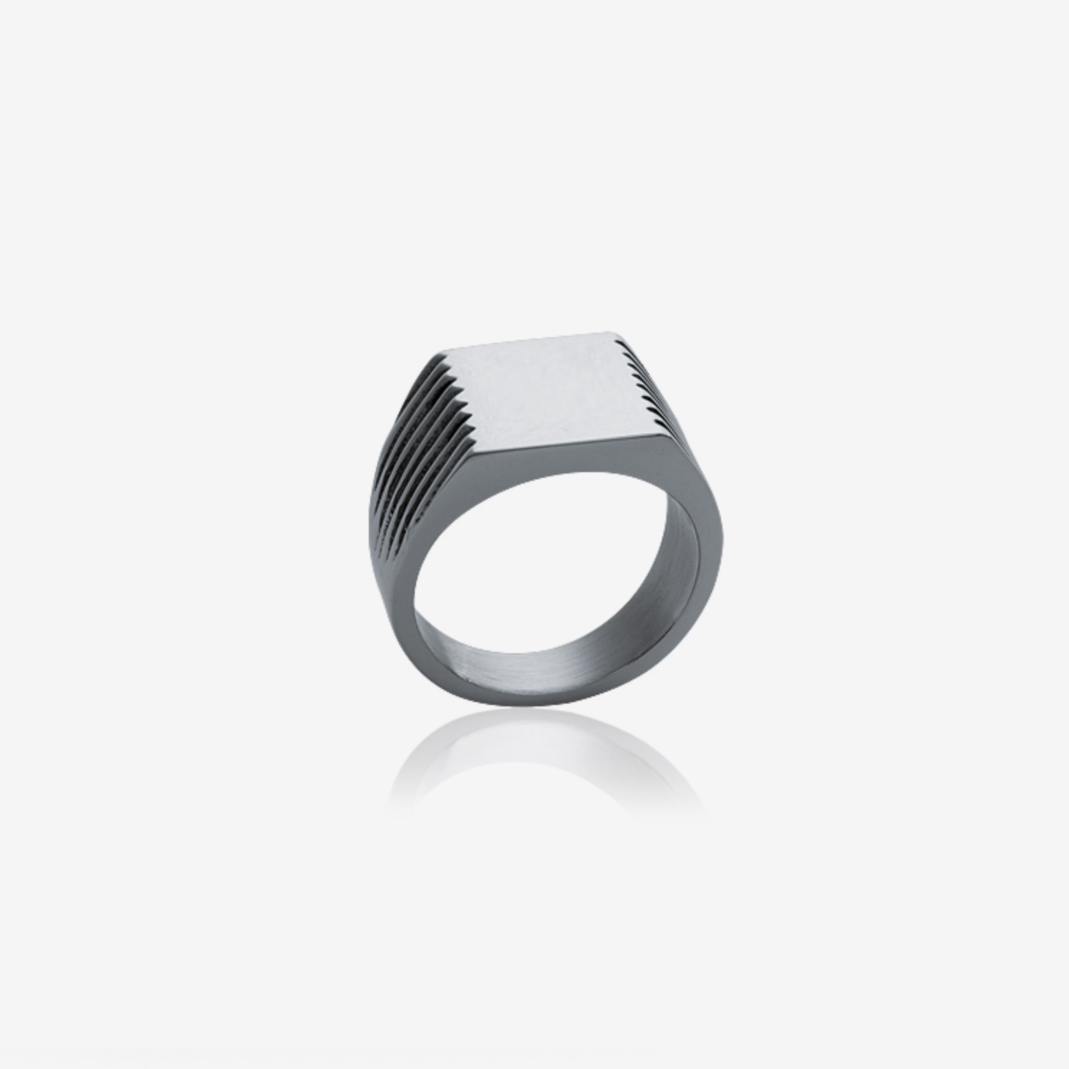 Bague homme acier inoxydable