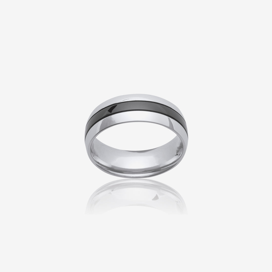 Bague homme acier inoxydable