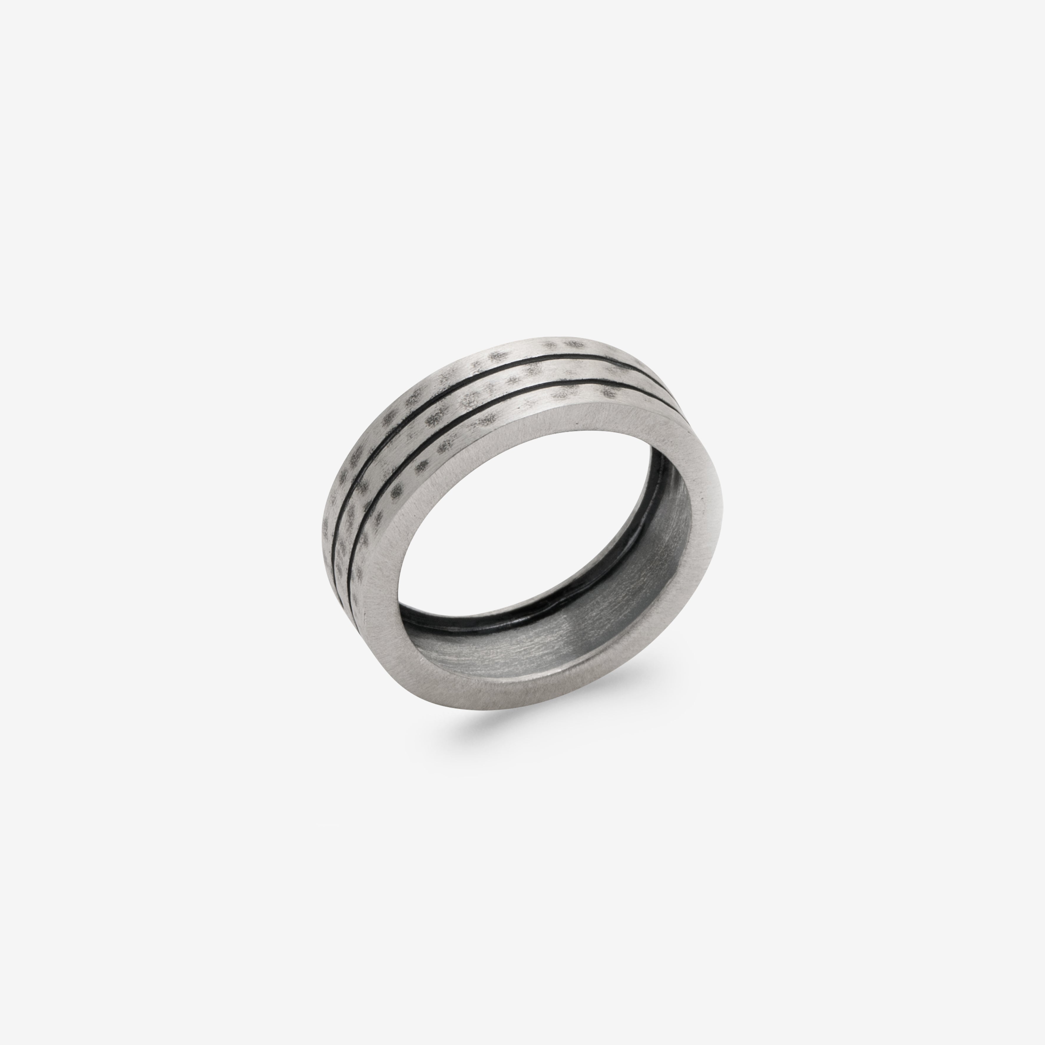 Chevalière homme argent