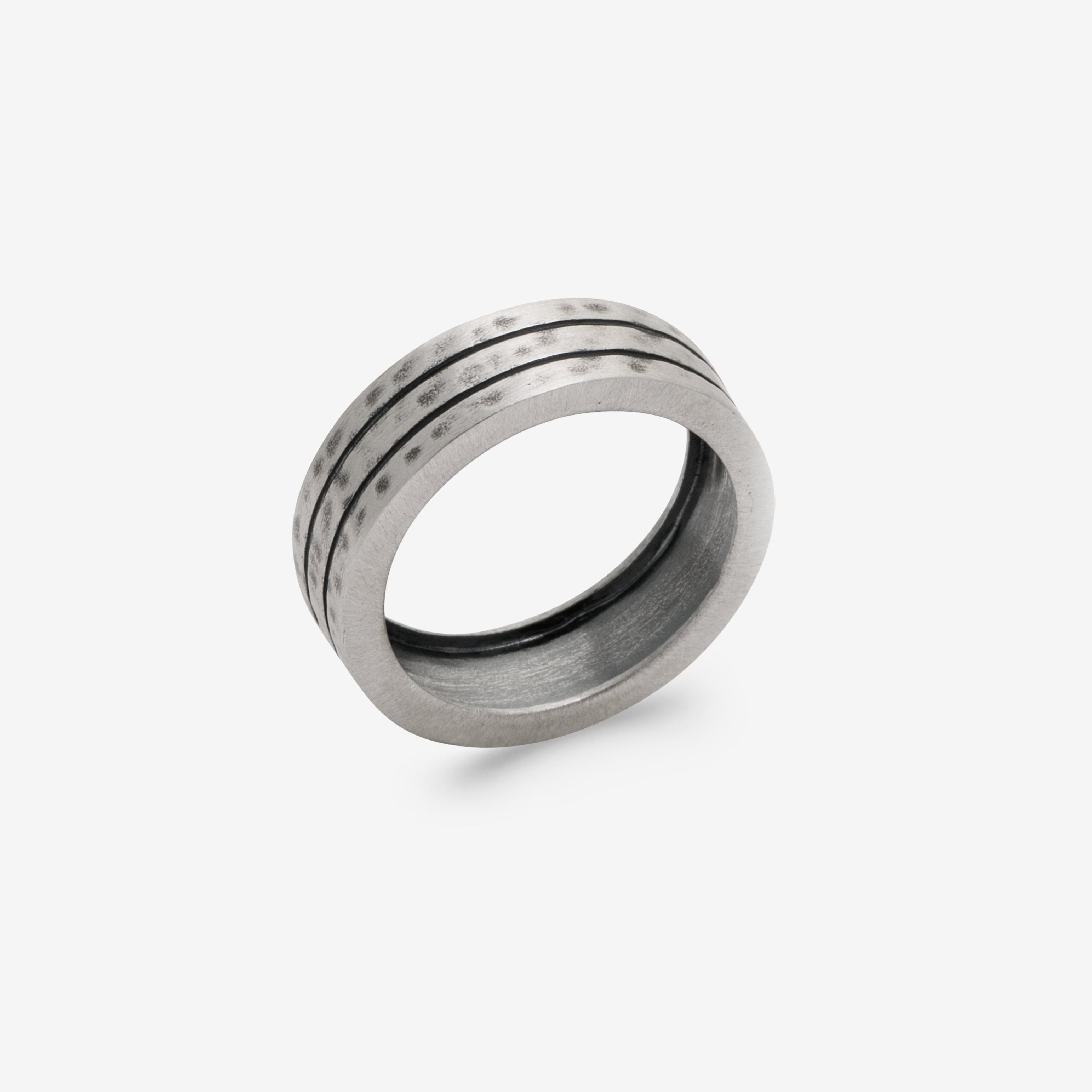 Chevalière homme argent