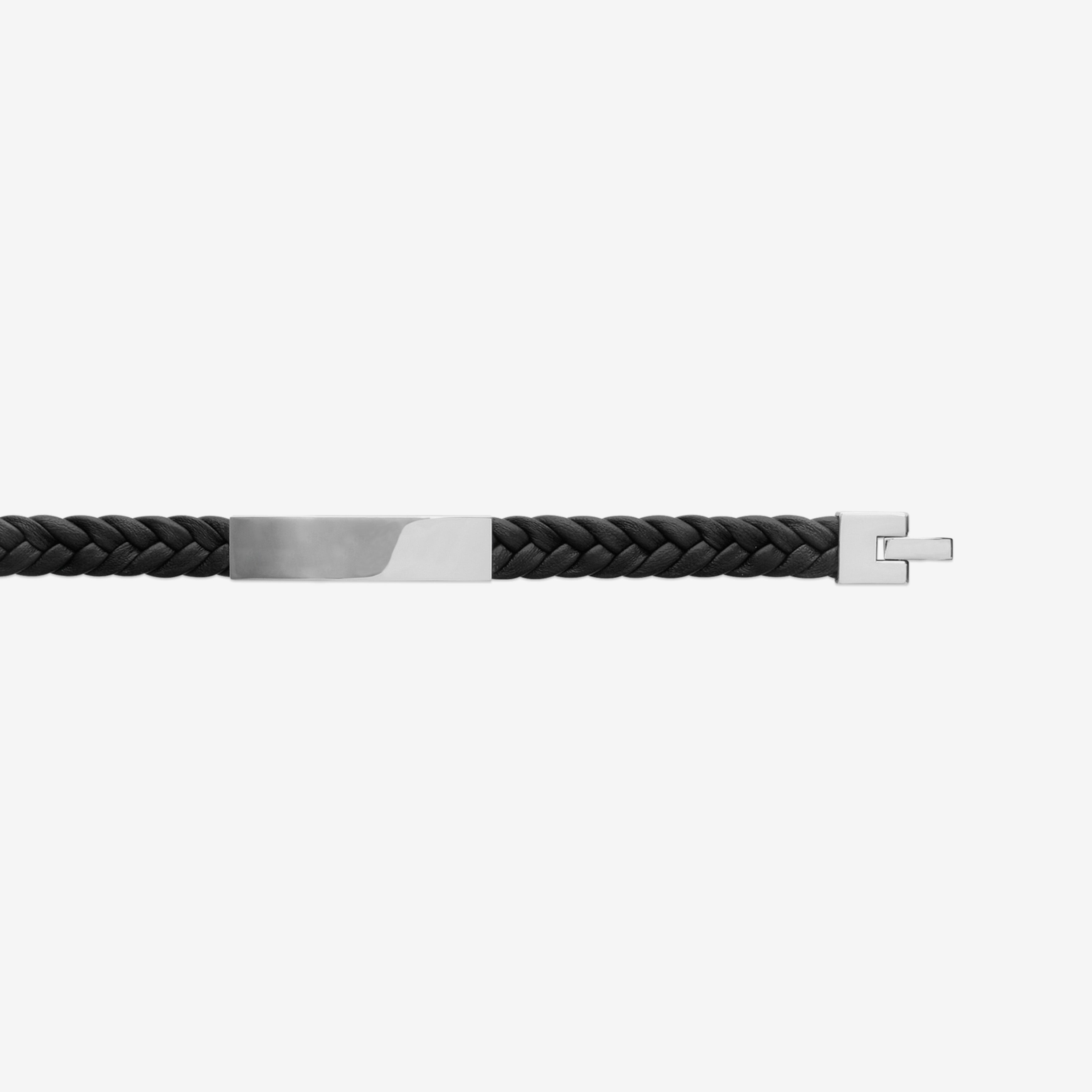 Bracelet homme cuir acier inoxydable