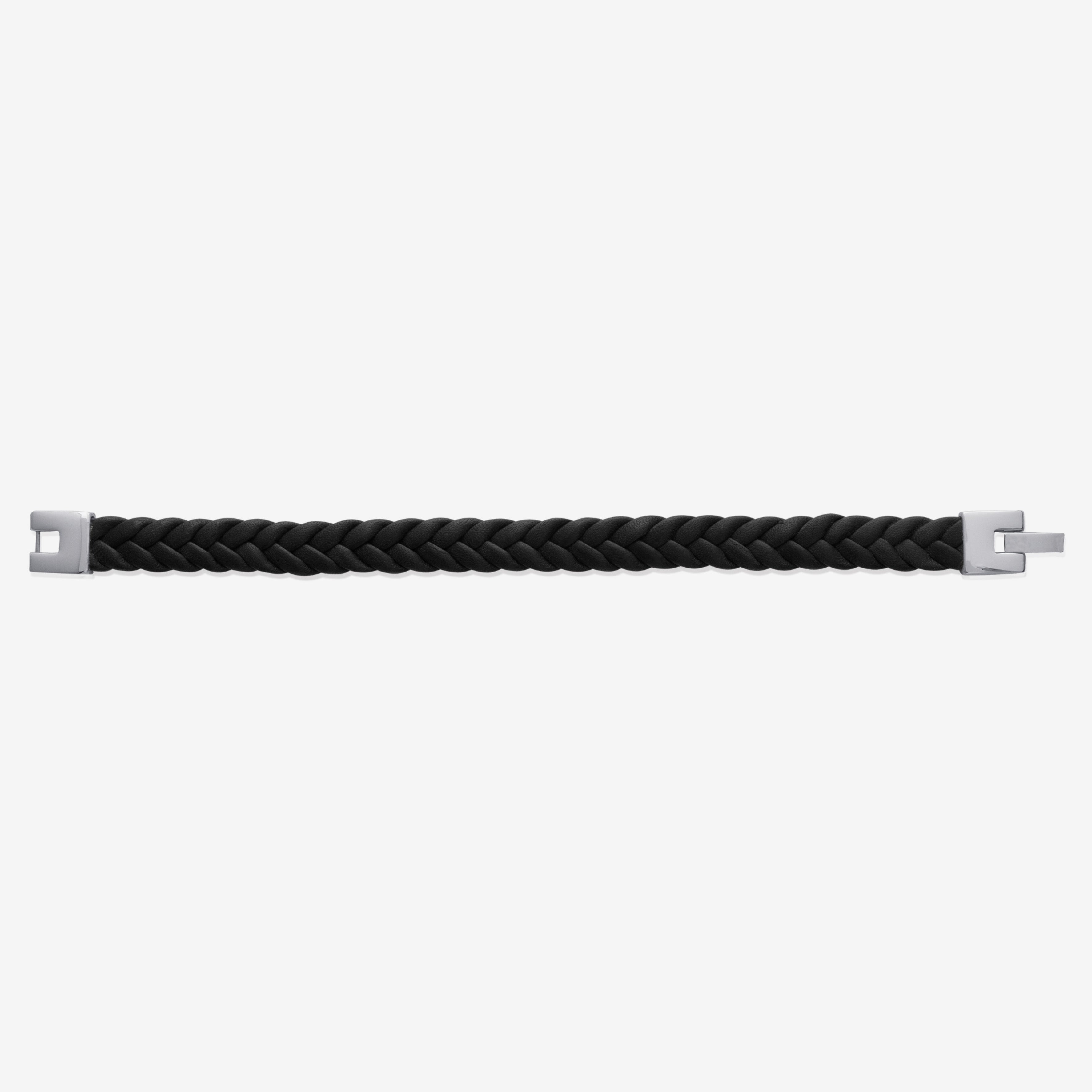 Bracelet homme cuir acier inoxydable