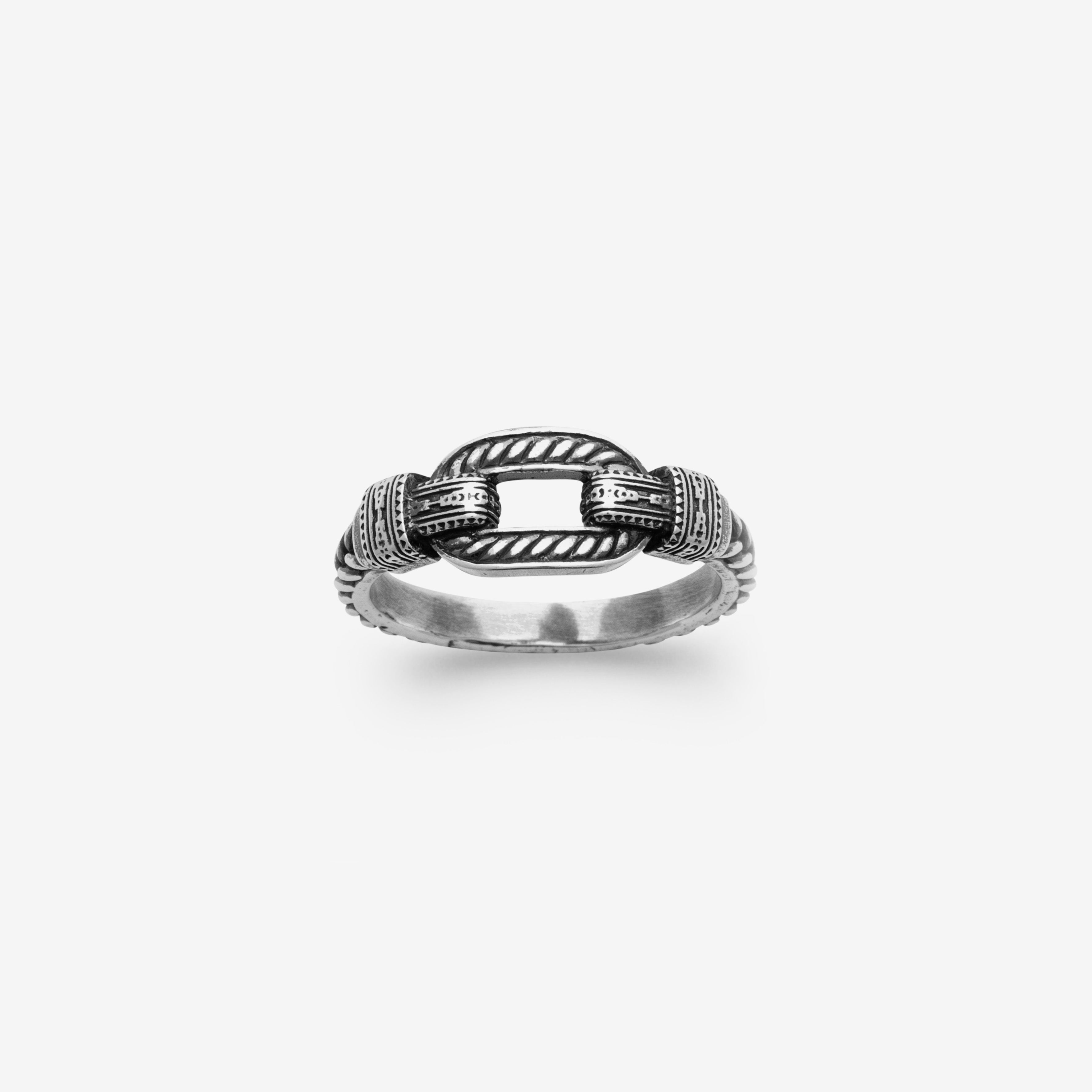 Bague homme argent fer à cheval