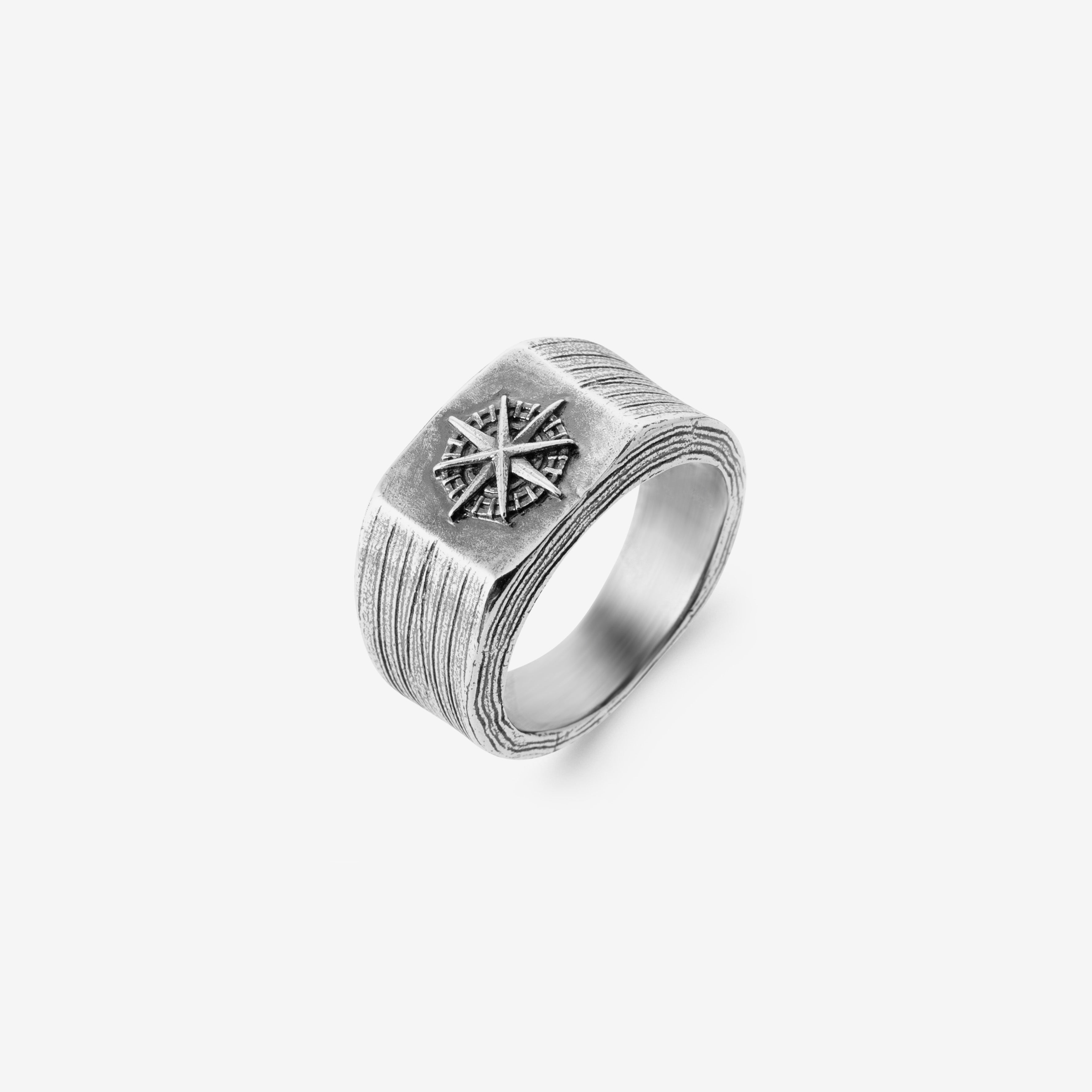 Bague homme Boussole