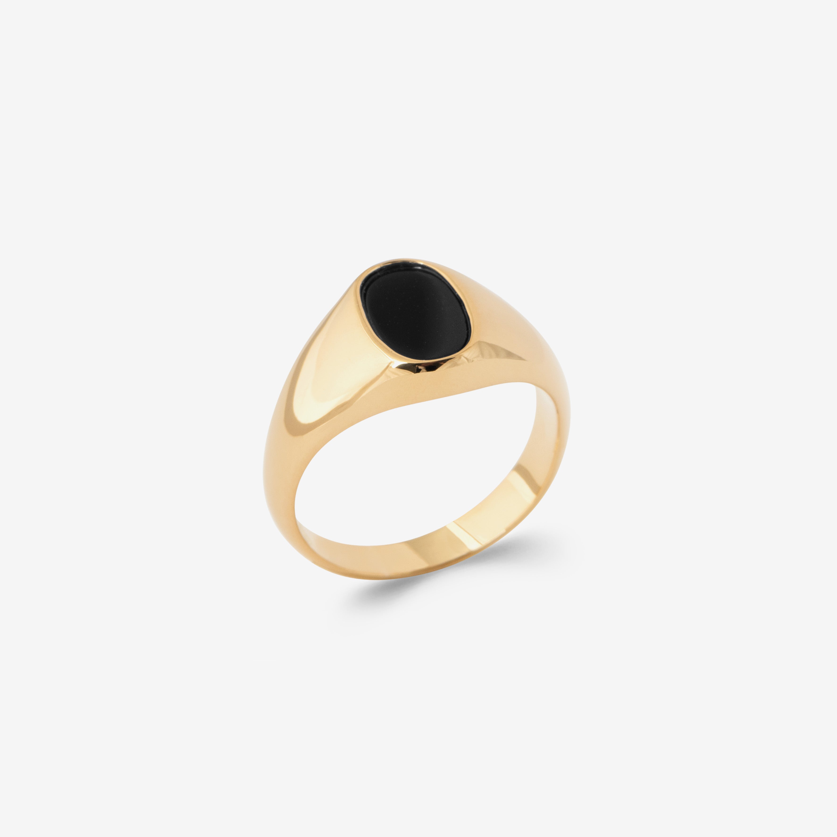 Bague homme plaqué or haut de gamme