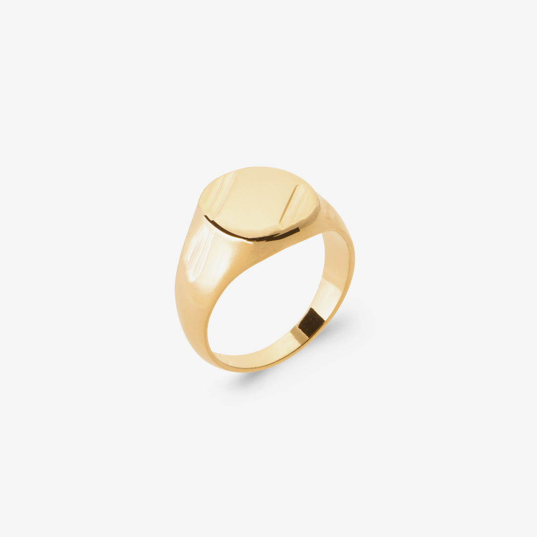 Bague chevalière homme plaqué or