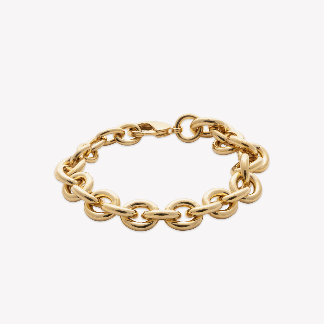 Bracelet homme chaîne plaqué or