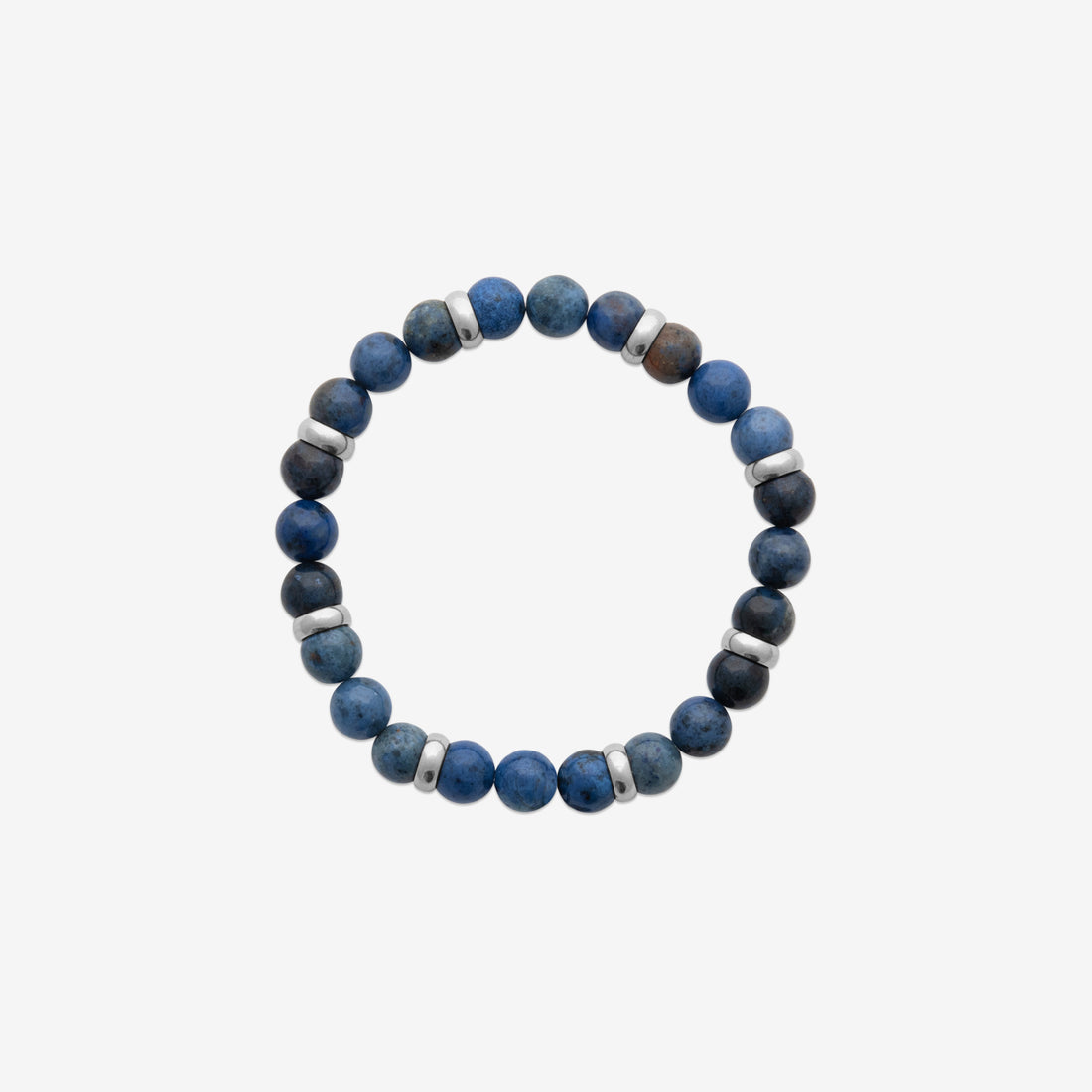 Bracelet homme pierre naturelle sodalite argent 925