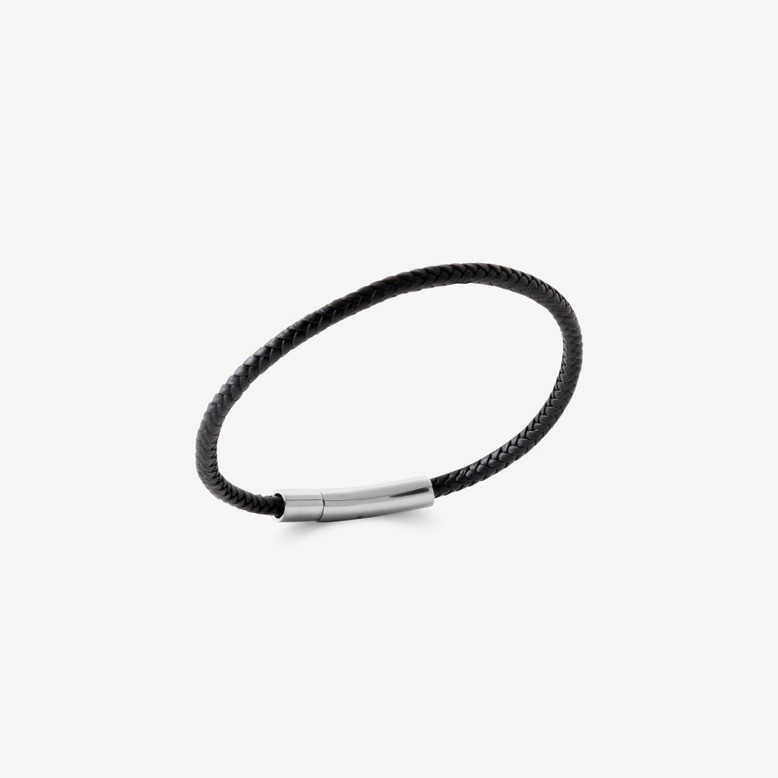 Bracelet homme cuir acier inoxydable