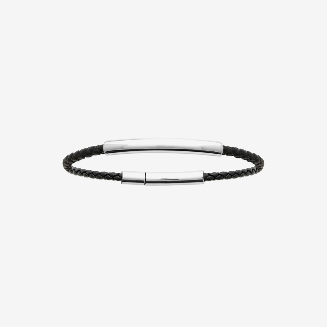 Bracelet homme cuir acier inoxydable