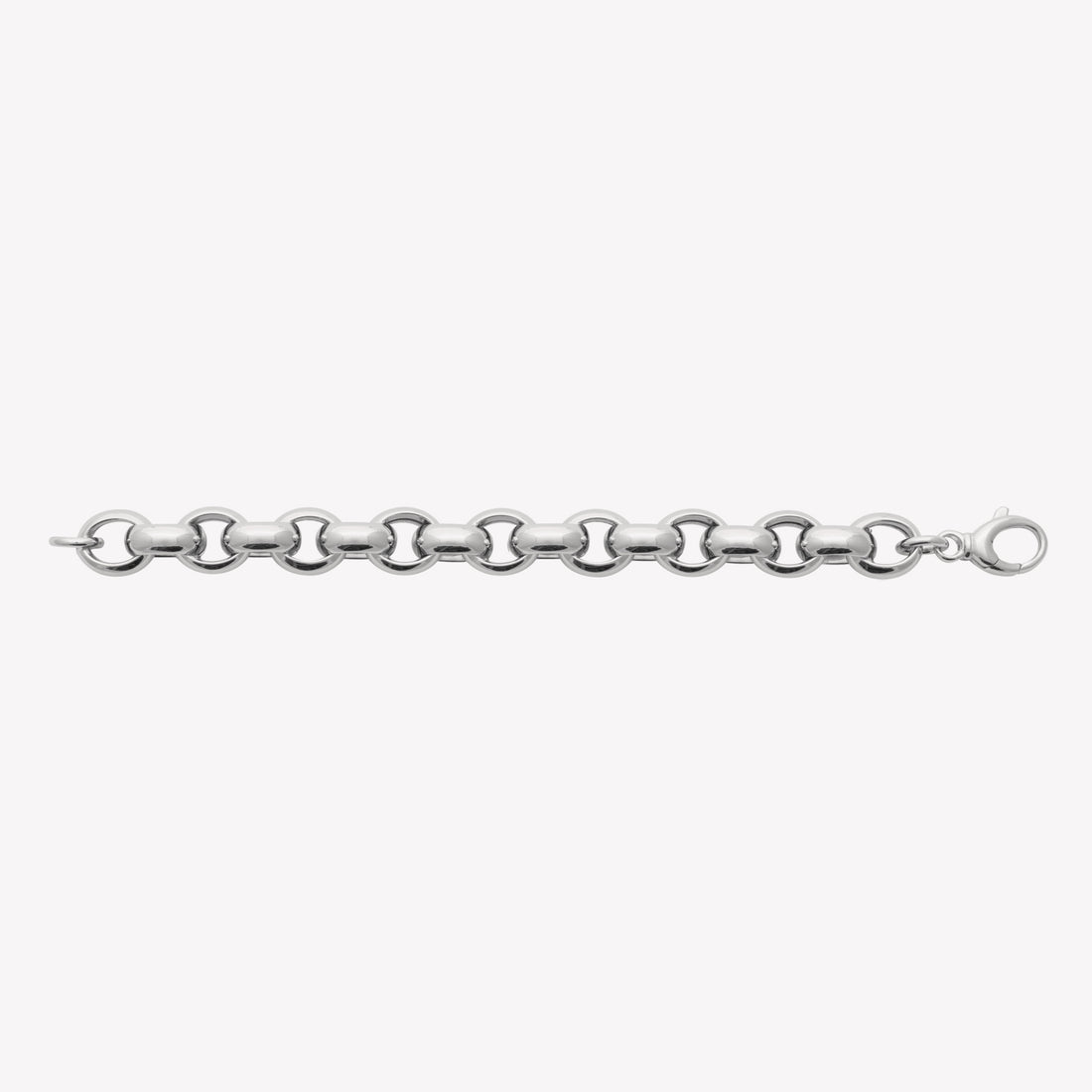 Bracelet homme chaîne grain de café argent 925
