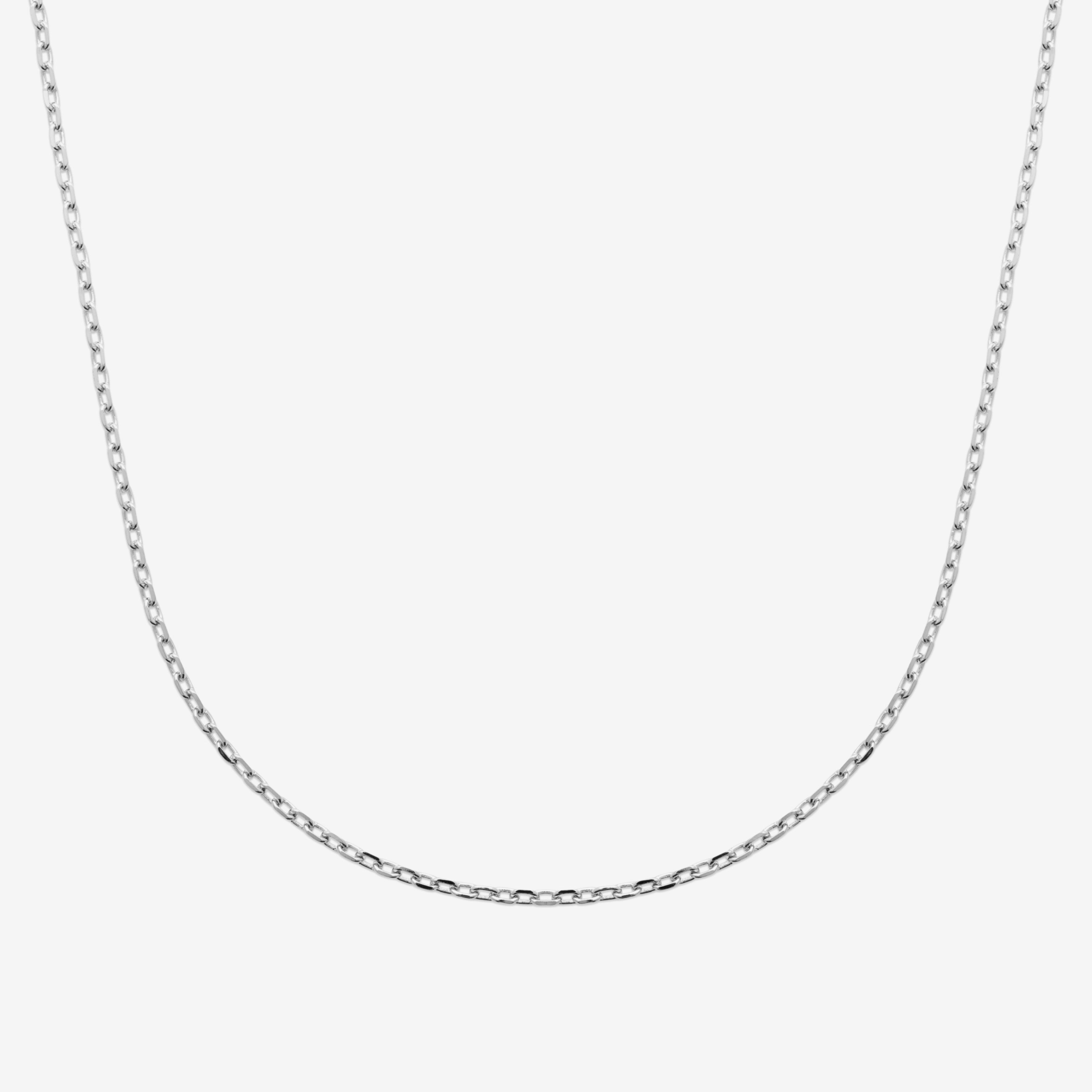 Collier chaîne homme argent