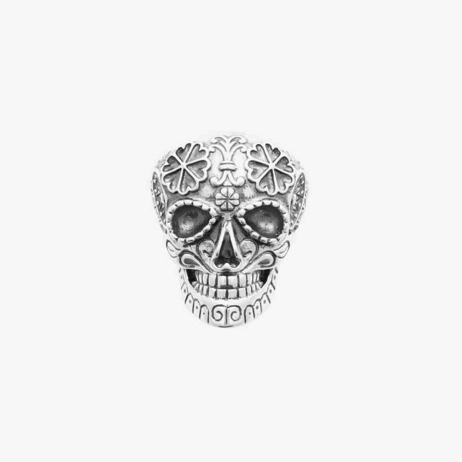 Bague homme tête de mort argent 925