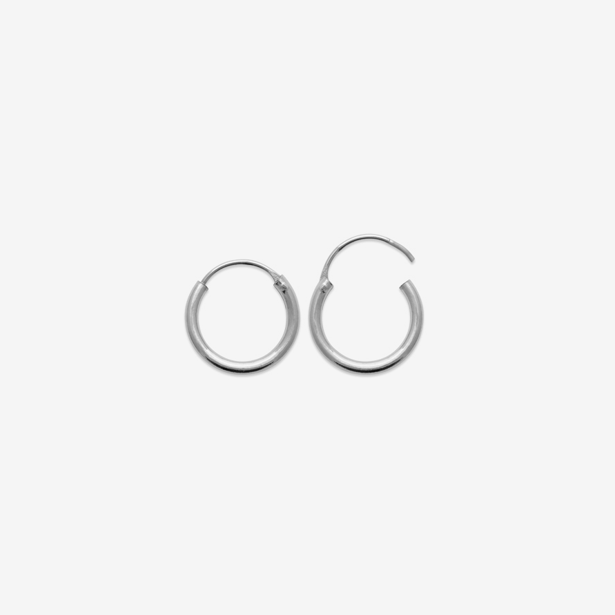 Créoles homme argent