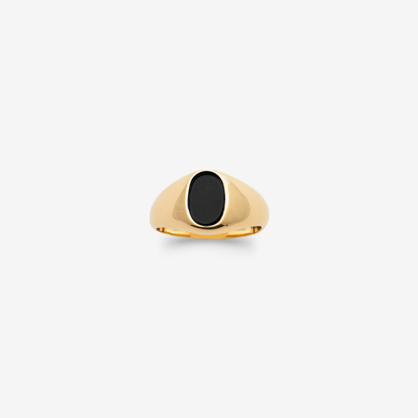 Bague homme plaqué or