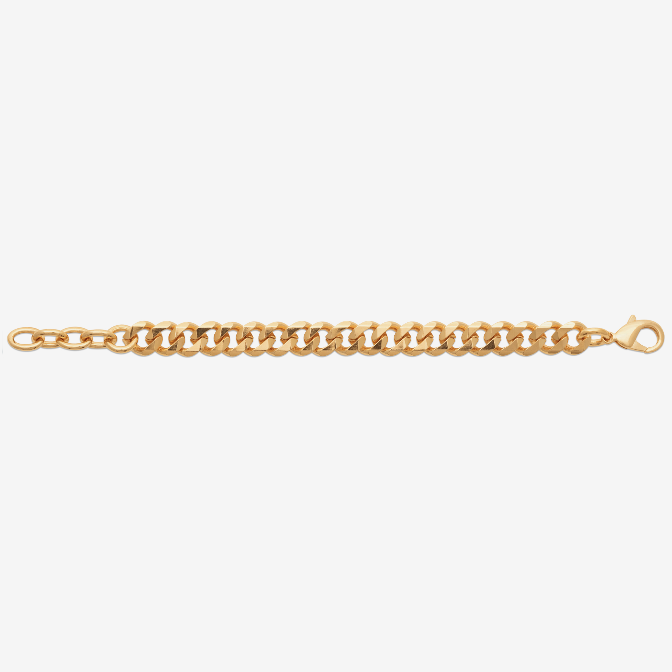 Bracelet homme chaîne plaqué or