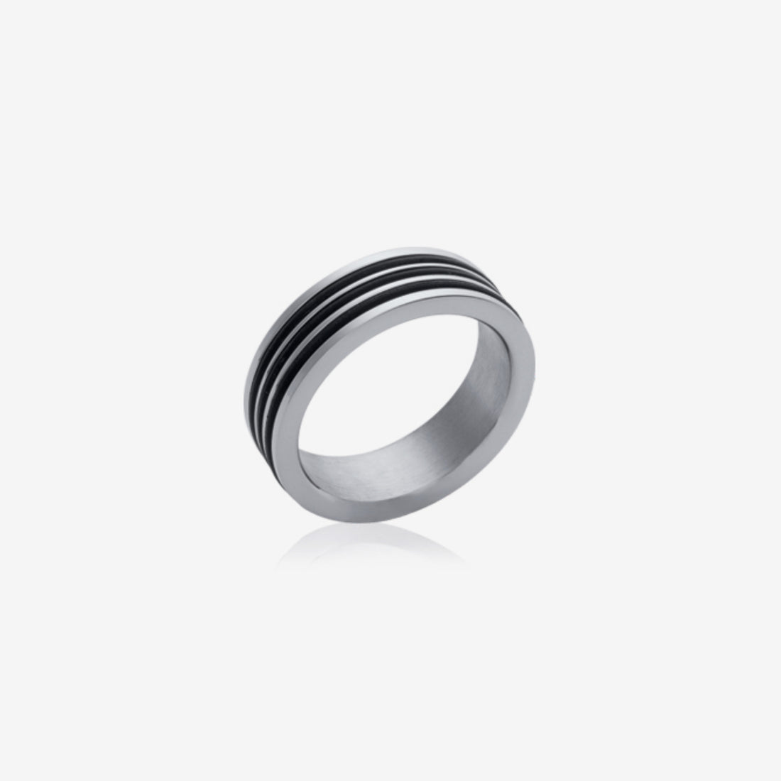 Bague homme acier inoxydable