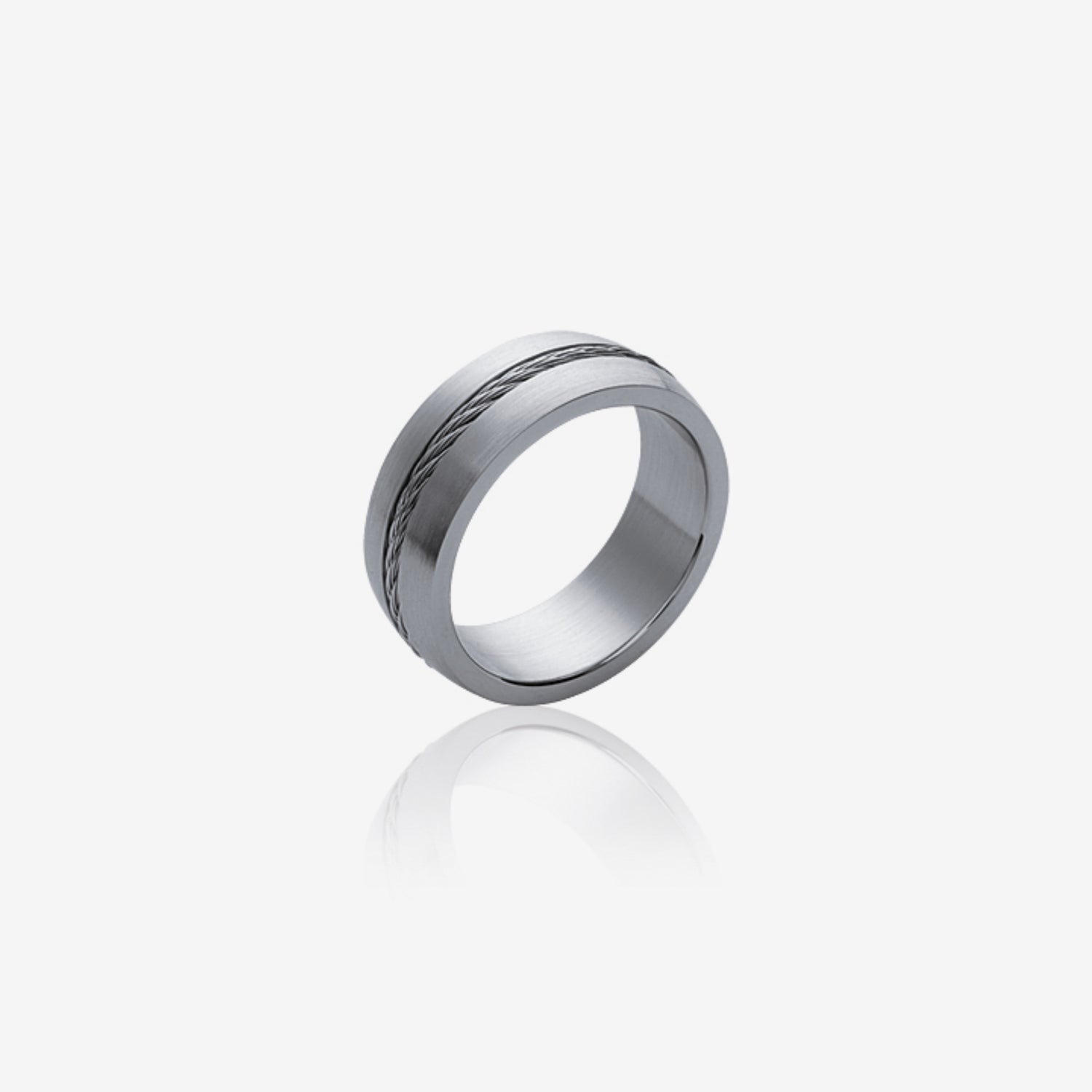 Bague homme acier inoxydable Partosis