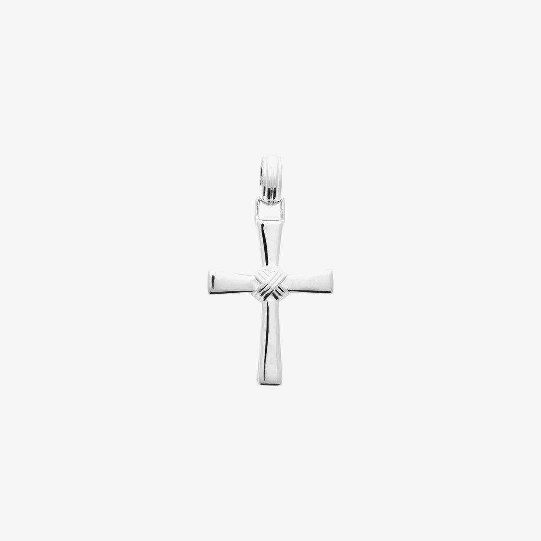 Pendentif croix homme argent