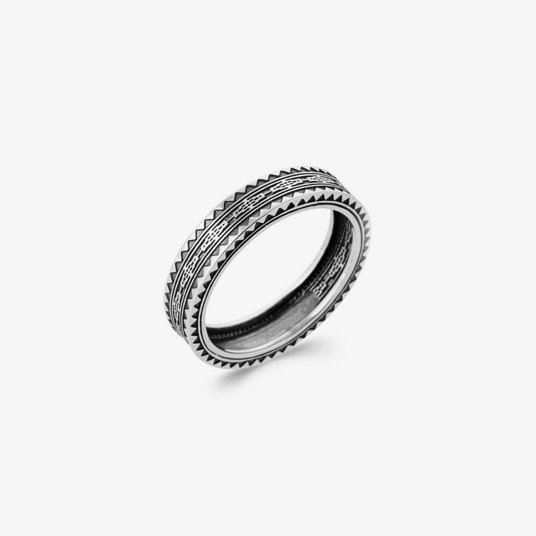 Bague homme argent minimaliste