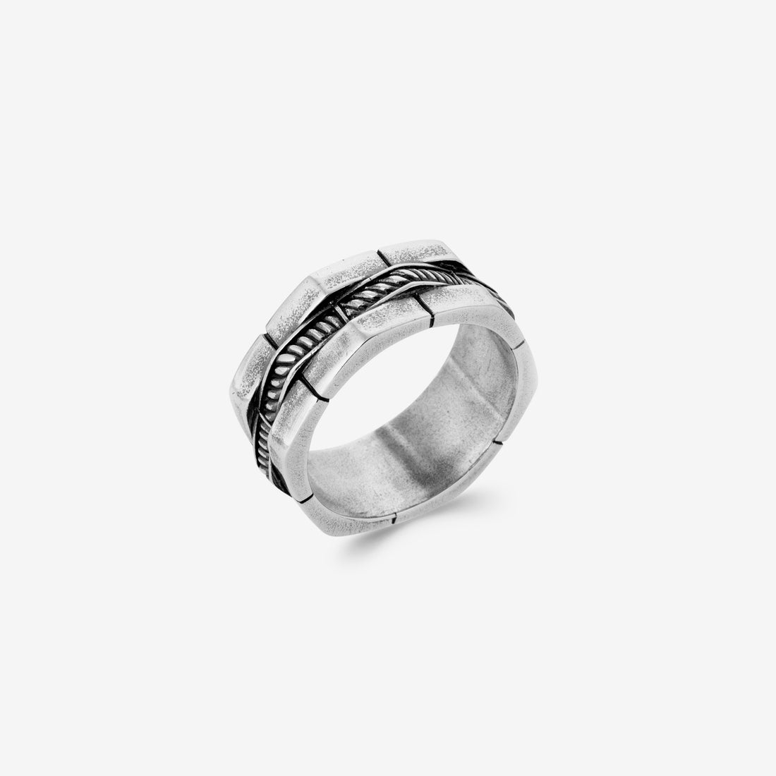 Bague argent homme