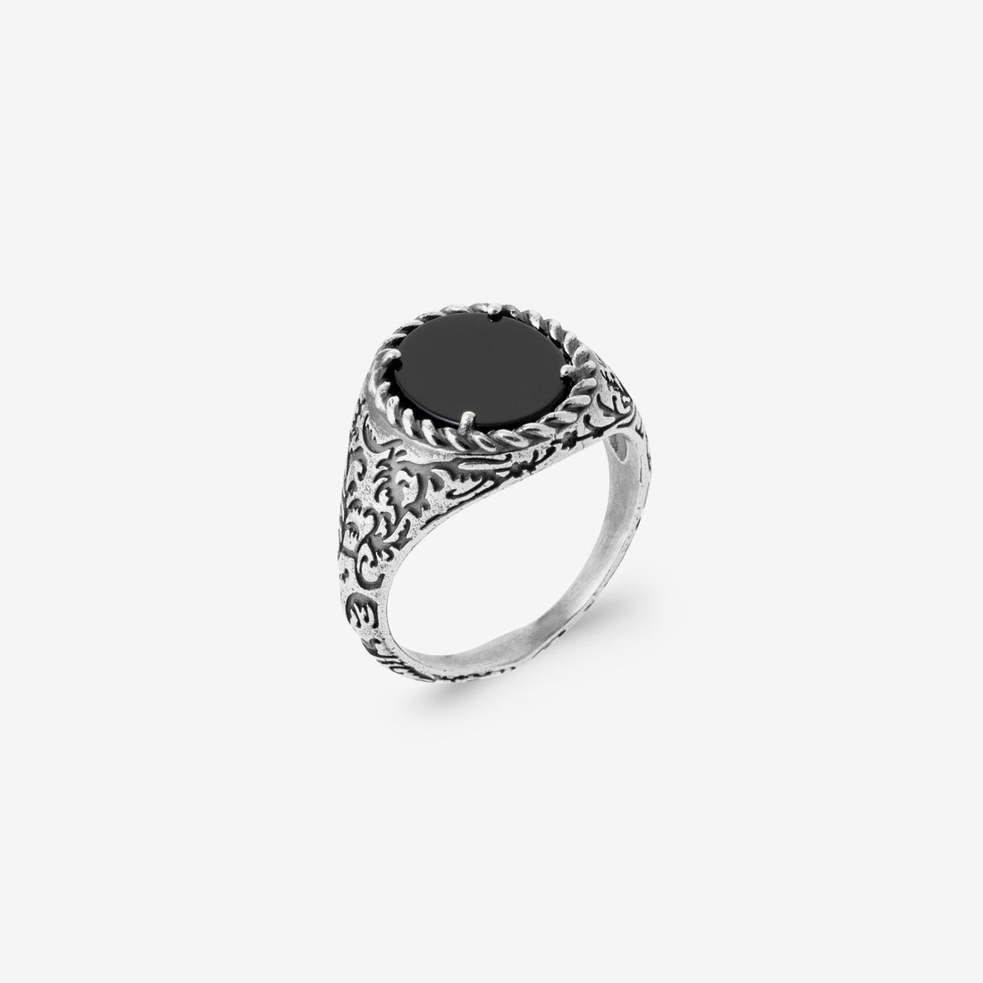 Bague chevalière homme pierre onyx