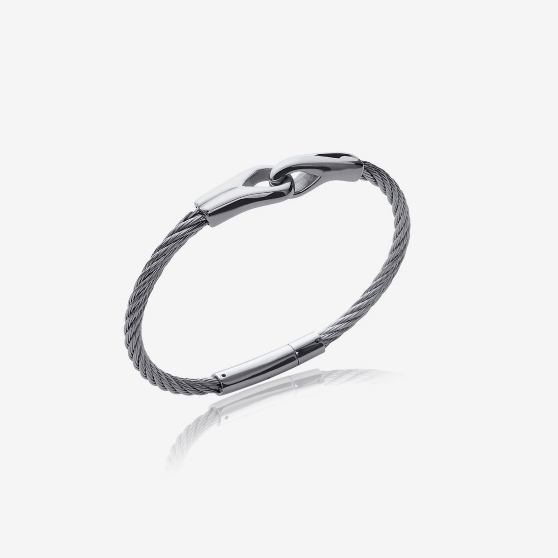 Bracelet homme acier inoxydable menotte