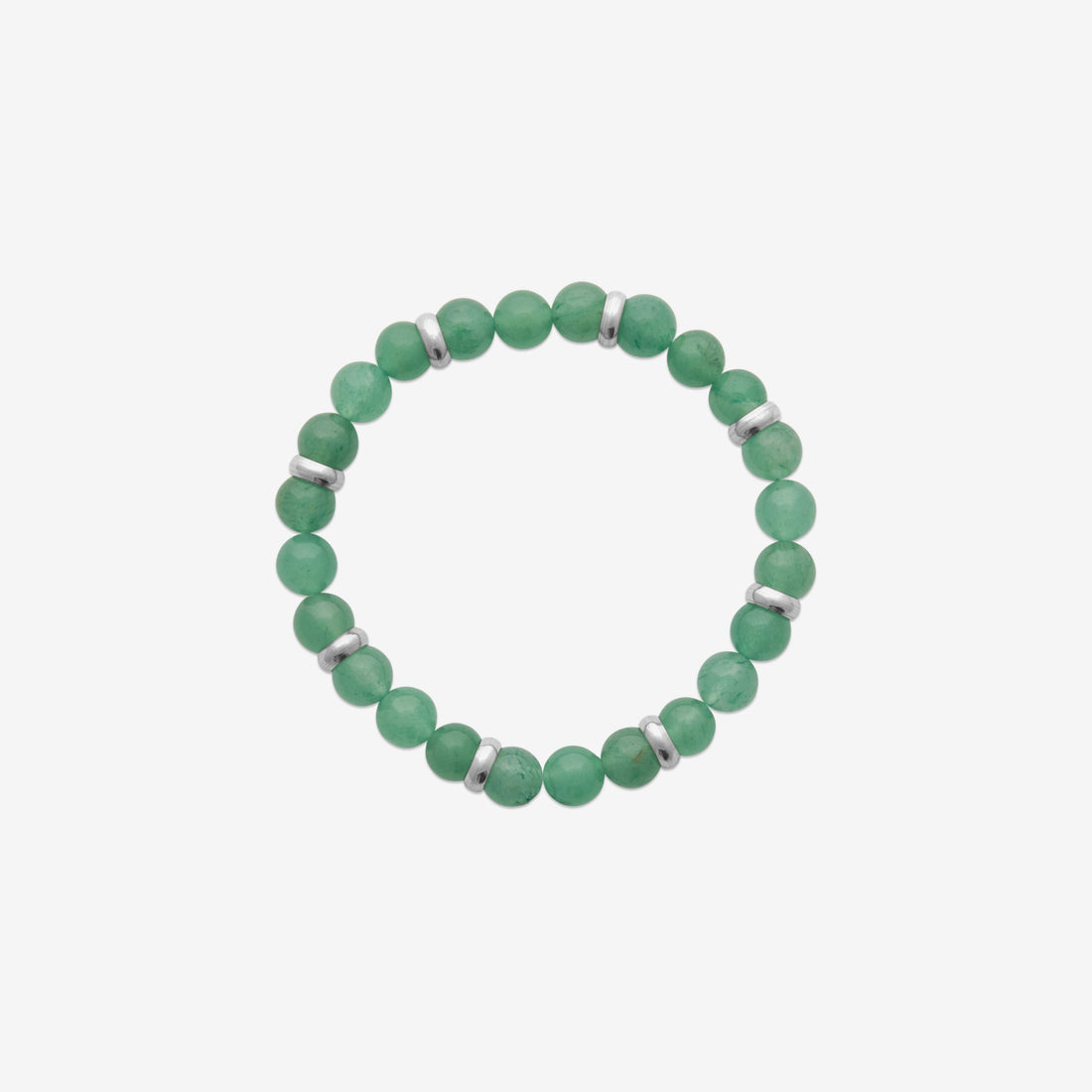 Bracelet Pierres Naturelles - Quartzite vert