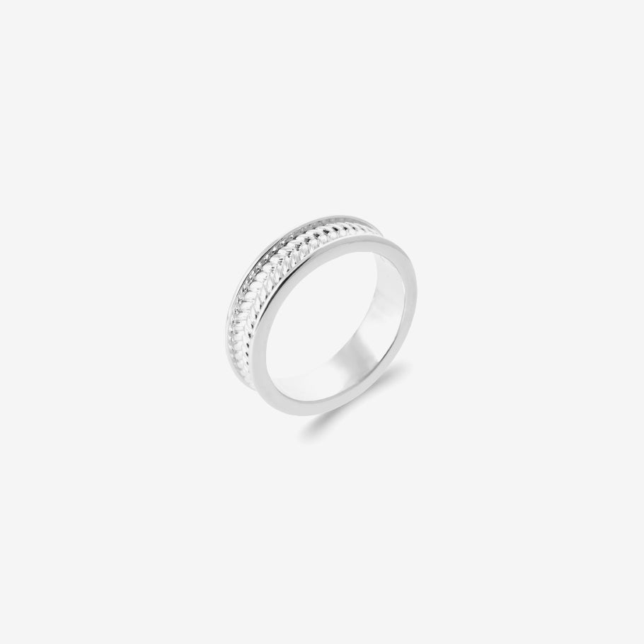 Bague homme minimaliste argent 925