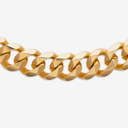 Bracelet homme chaîne plaqué or